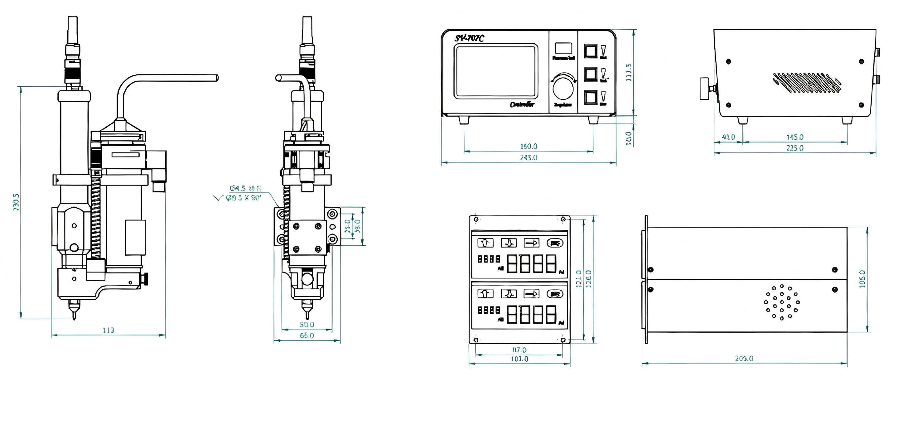 30ml hot‑melt screw valve